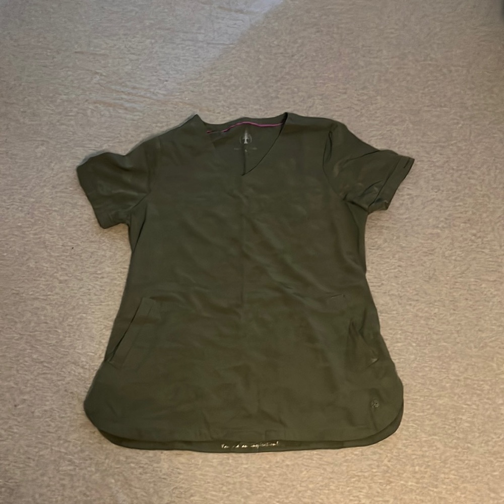 SCRUB TOP, Size small